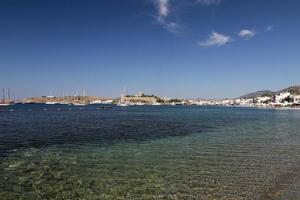 ville de bodrum en turquie photo