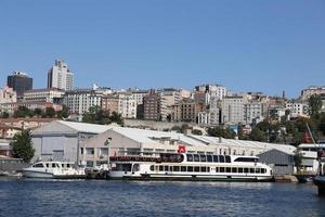 chantier naval dans la ville d'istanbul photo