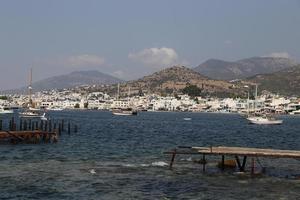 ville de bodrum dans la ville de mugla, turquie photo