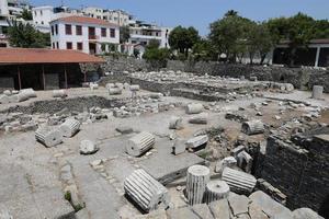 Mausolée d'Halicarnasse dans la ville de Bodrum photo