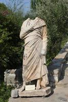 sculpture du gouverneur romain dans le château de bodrum photo