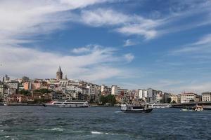 karakoy et tour de galata dans la ville d'istanbul photo