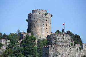 château de rumelian dans la ville d'istanbul photo