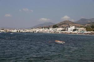 ville de bodrum dans la ville de mugla, turquie photo