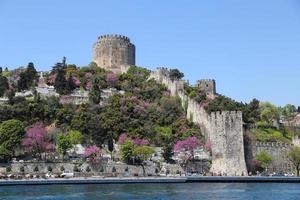 château de rumelian dans la ville d'istanbul photo