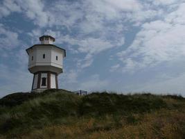 île de langeoog dans la mer du nord photo