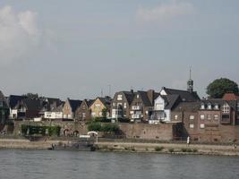 la ville de xanten et le rhin photo