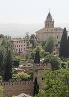 vue sur l'alhambra à grenade, espagne photo