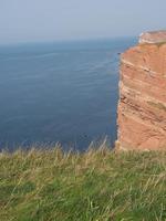 île de helgoland dans la mer du nord photo