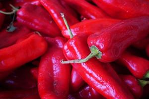 Red Hot Chili Peppers légumes,marché aux légumes de rue photo