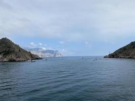 paysage marin avec vue sur cagoule. Crimée photo