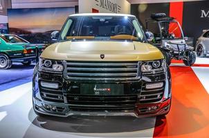 francfort - septembre 2015 land rover range rover sport mansory pres photo