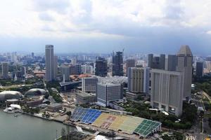 horizon du quartier des affaires de singapour, singapour photo