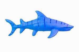 figure toy shark isolé libre de droit. photo