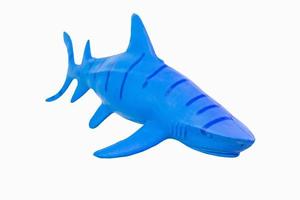 figure toy shark isolé libre de droit. photo