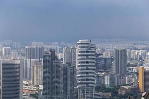 vue à vol d'oiseau de singapour photo