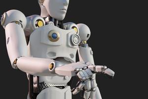 robot métaverse vr avatar jeu de réalité réalité virtuelle des personnes investissement dans la technologie blockchain, mode de vie professionnel réalité virtuelle vr connexion mondiale cyber avatar métaverse personnes 2022 rendu 3d photo