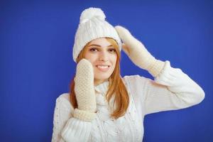 fille de beauté d'hiver photo