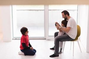 séance photo avec des modèles enfants