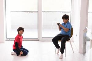 séance photo avec des modèles enfants