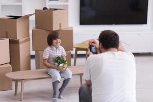 séance photo avec modèle enfant