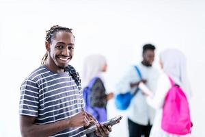 jeune étudiant africain photo