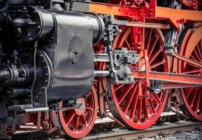 vieille locomotive à vapeur photo