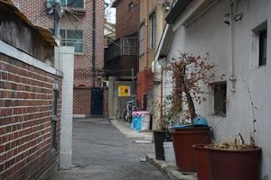 ruelle à yongsan-gu, séoul, corée photo