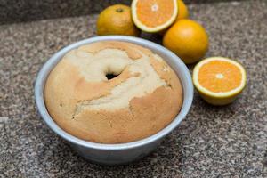 gâteau maison à l'orange photo