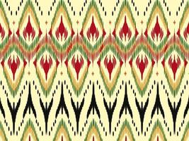 motif d'art en ligne motif de vêtements ethniques indigènes abstrait fond jaune photo
