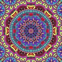 motif de fleurs de mandala coloré boho symétrique 306 photo