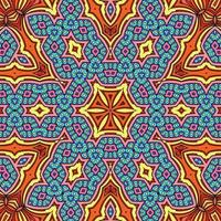 motif de fleurs de mandala coloré boho symétrique 843 photo
