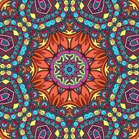 motif de fleurs de mandala coloré boho symétrique 217 photo