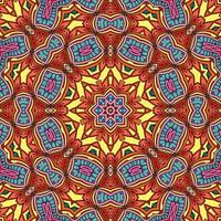 motif de fleurs de mandala coloré boho symétrique 949 photo