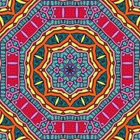 motif de fleurs de mandala coloré boho symétrique 994 photo