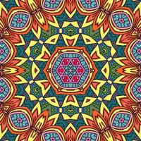 motif de fleurs de mandala coloré boho symétrique 403 photo