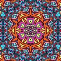 motif de fleurs de mandala coloré boho symétrique 548 photo