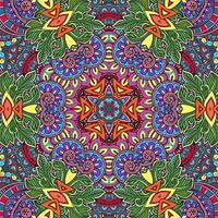 motif de fleurs de mandala coloré boho symétrique 85 photo