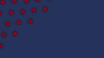 résumé simple moderne avec fond géométrique carré et étoile dans le mélange de bleu foncé, blanc et rouge dégradé de couleur du drapeau des états-unis disponible pour la conception de fond de présentation de texte et de devis photo