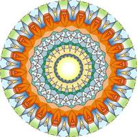 fond abstrait avec un motif de mandala coloré photo