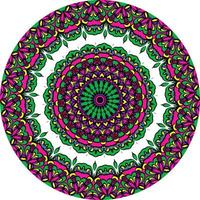 fond de mandala coloré abstrait avec de superbes couleurs photo