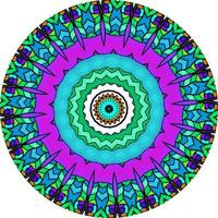 fond abstrait avec un motif de mandala coloré. modèles de thérapie anti-stress photo