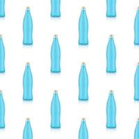 bilan hydrique. modèle de bouteilles d'eau pour un mode de vie sain sur fond blanc. Journée mondiale de l'eau. pollution, concept de protection de l'environnement. crise et problème mondiaux de l'eau. photo