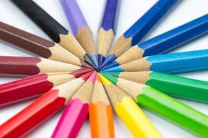 crayons de couleur photo