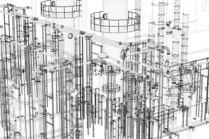 abstrait industriel, arrière-plan technologique. ingénierie, usine photo