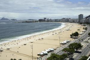 plage de copacabana à rio photo