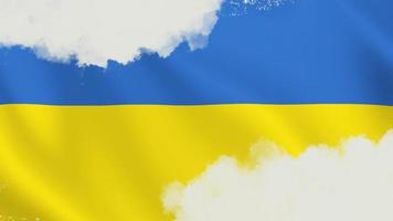 fond de drapeau de solidarité ukraine photo