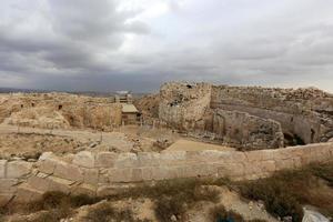 jérusalem israël 16 novembre 2018 herodium ancienne forteresse dans le désert de judée dans le sud d'israël. photo
