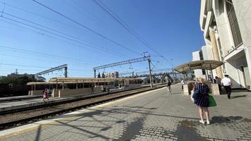 krasnodar, russie - 21 juillet 2022 gare de krasnodar photo