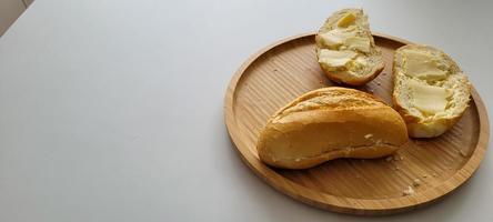 petit-déjeuner avec les parents et café avec des grains sélectionnés photo